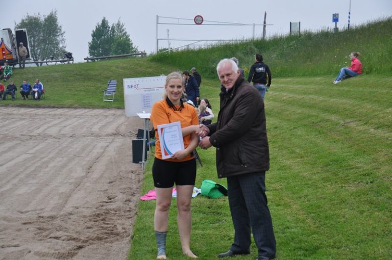 Duizendste sprong Liesbeth de With